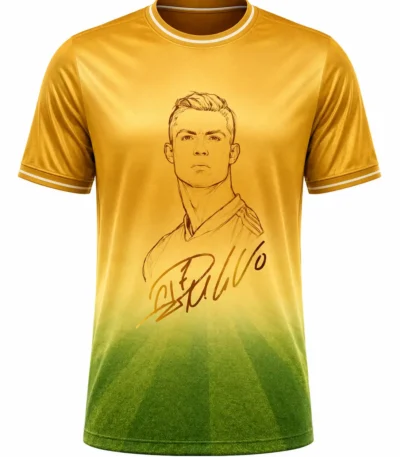 Cristiano Ronaldo Golden Special Edition Jersey