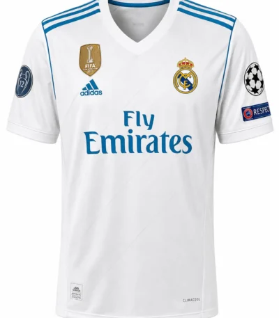 Real Madrid 2017-18 Home Jersey