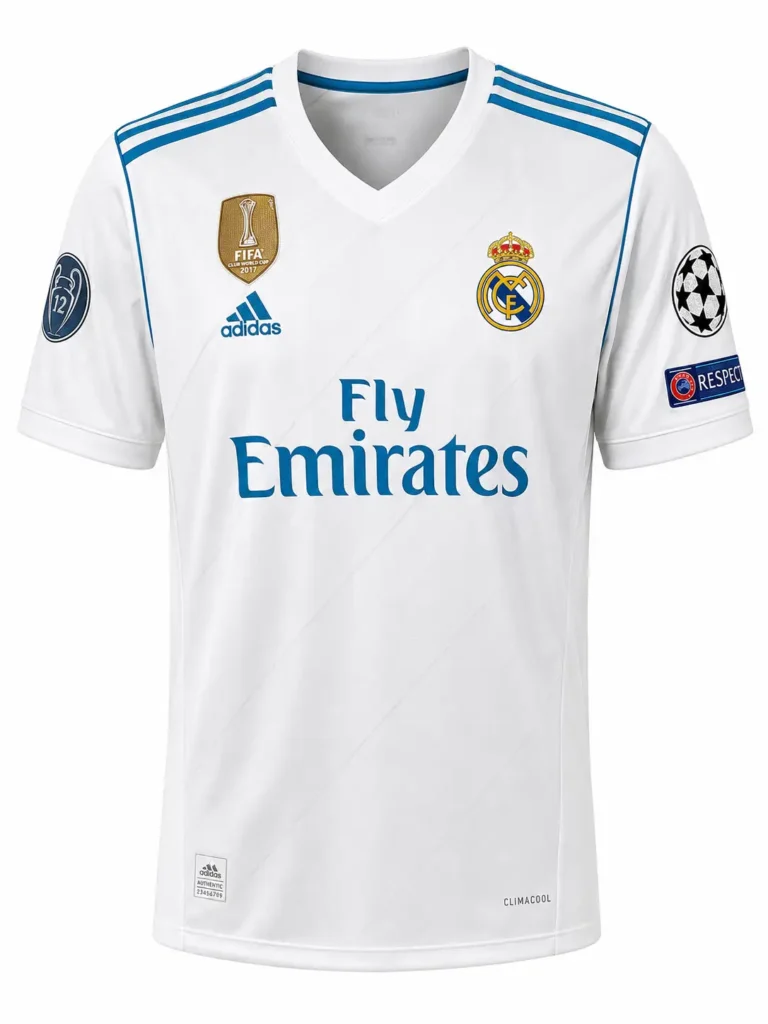 Real Madrid 2017-18 Home Jersey